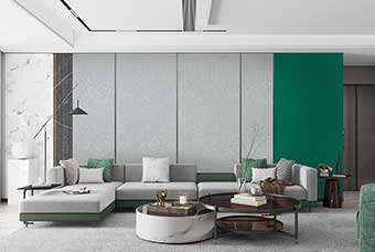 安阳轻奢风格-客厅