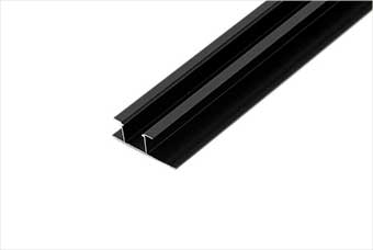 安阳航空纤维墙咔铝合金带灯中条（哑黑氧化）