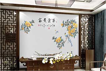 安阳森佰汇航空纤维墙咔（富贵荣华）