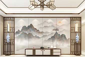 安阳森佰汇航空纤维（山水画系列）