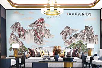 安阳森佰汇航空纤维墙咔（鸿运当头）